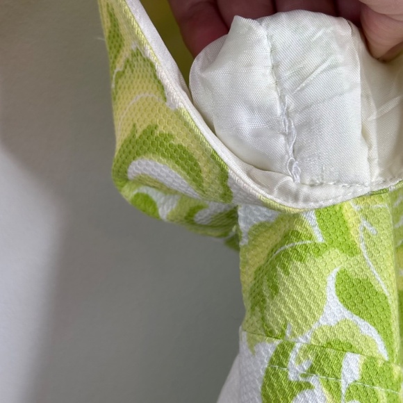 Teri Jon Rickie Freeman Sleeveless Dress 14 Green Print Preppy Old Money Spring - Picture 11 of 13